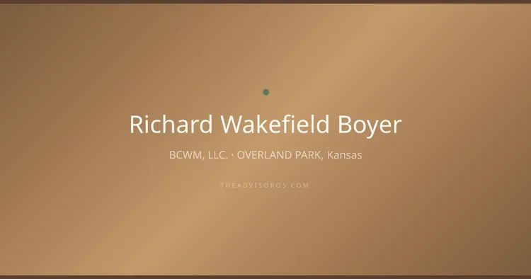 RICHARD WAKEFIELD BOYER