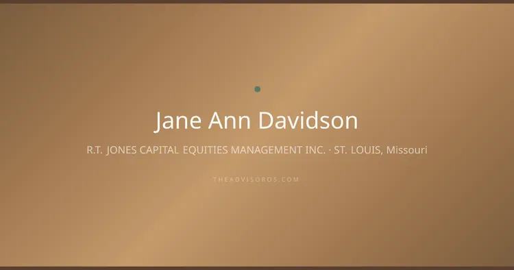 JANE ANN DAVIDSON