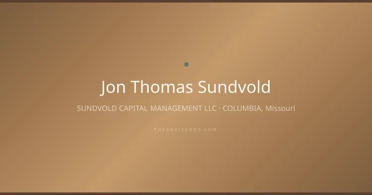 JON THOMAS SUNDVOLD
