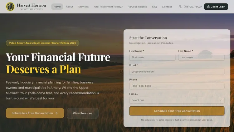 Harvest Horizon Wealth Strategies logo