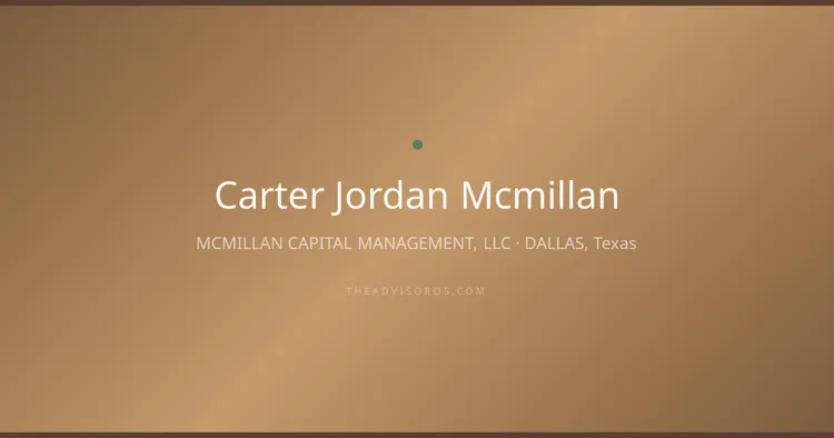 CARTER JORDAN MCMILLAN
