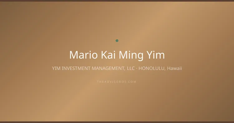 MARIO KAI MING YIM