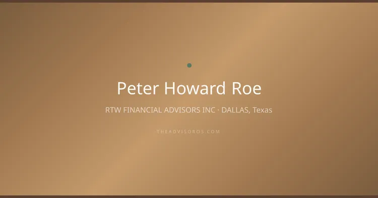 PETER HOWARD ROE