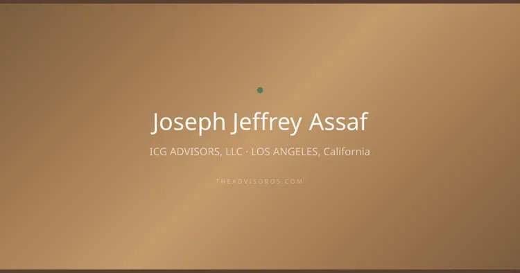 JOSEPH JEFFREY ASSAF