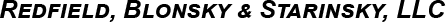 Redfield, Blonsky & Starinsky, LLC logo