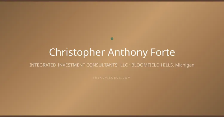 CHRISTOPHER ANTHONY FORTE