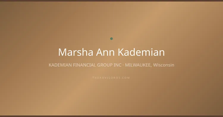 MARSHA ANN KADEMIAN