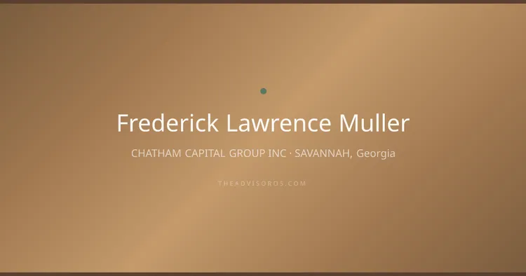 FREDERICK REYNOLDS MULLER