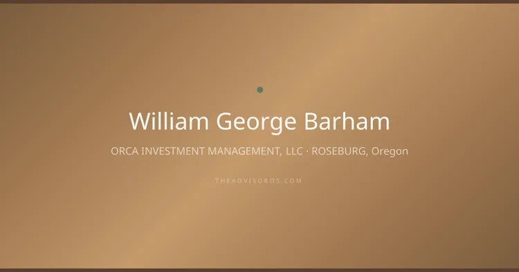 WILLIAM GEORGE BARHAM