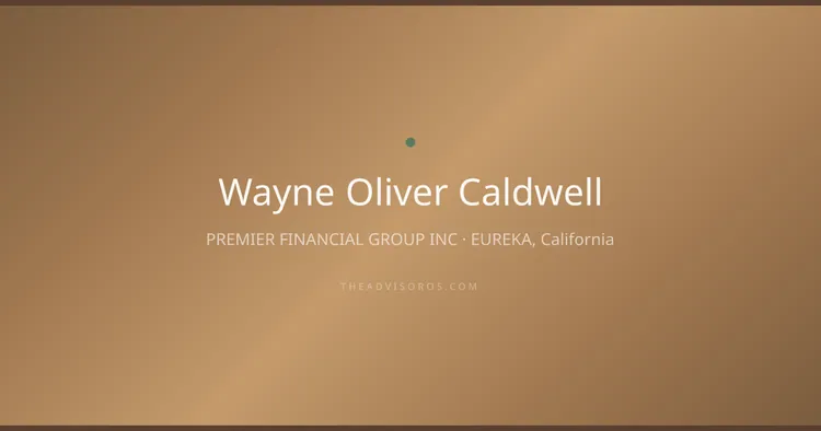 WAYNE OLIVER CALDWELL