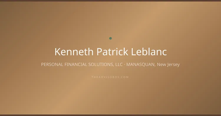 KENNETH PATRICK LEBLANC