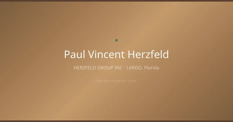 PAUL VINCENT HERZFELD