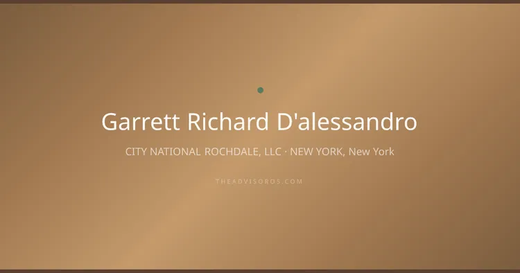 GARRETT RICHARD D'ALESSANDRO