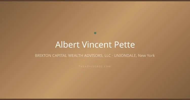 Albert Vincent Pette