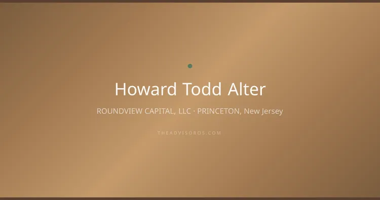 HOWARD TODD ALTER