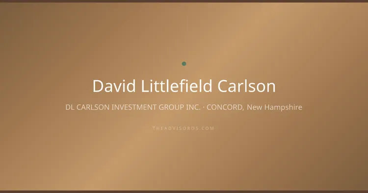 DAVID LITTLEFIELD CARLSON