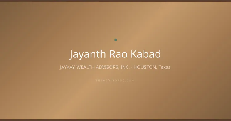 JAYANTH RAO KABAD