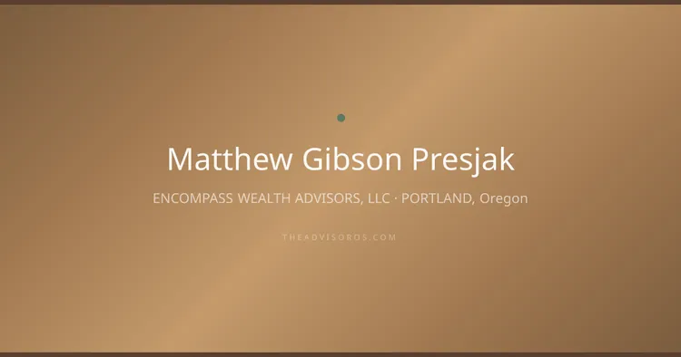 MATTHEW GIBSON PRESJAK