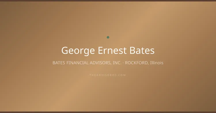 GEORGE ERNEST BATES