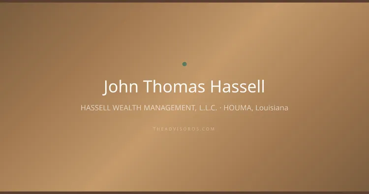 JOHN THOMAS HASSELL