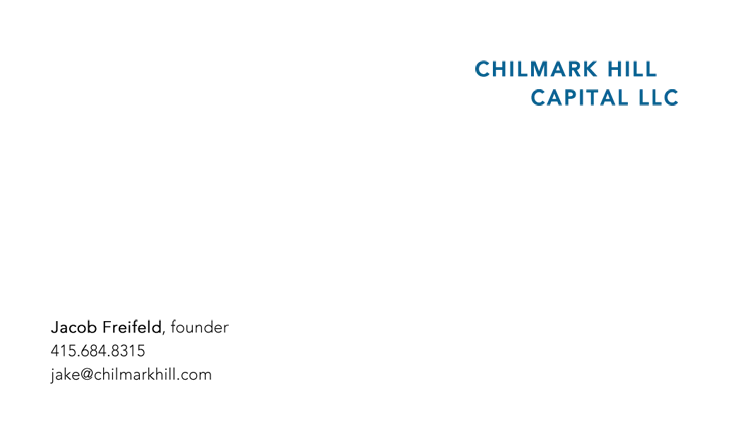 Chilmark Hill Capital LLC logo