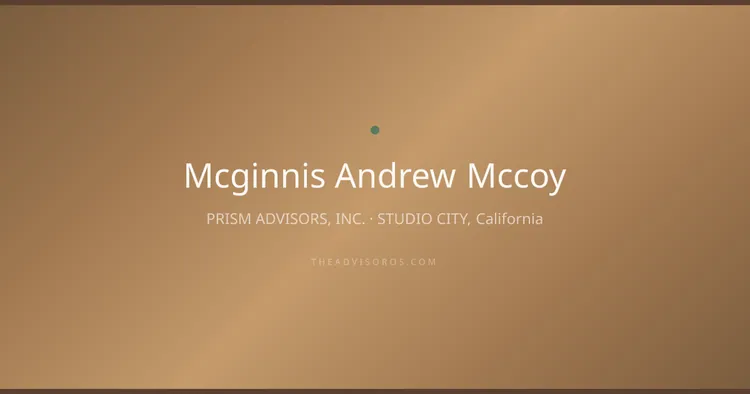 MCGINNIS ANDREW MCCOY