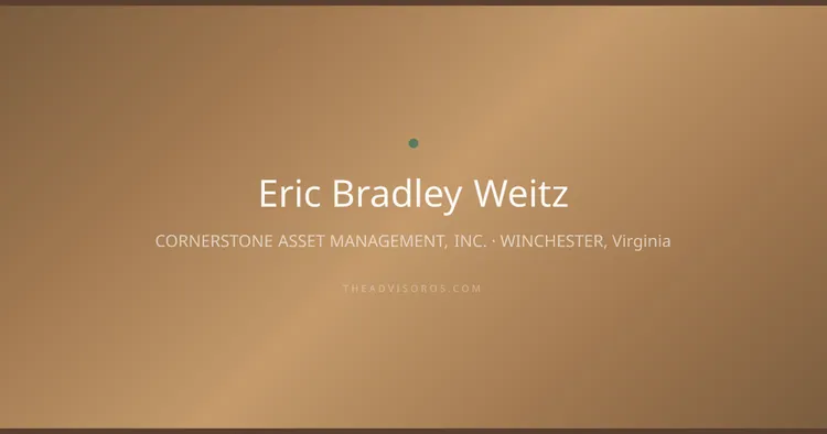 ERIC BRADLEY WEITZ